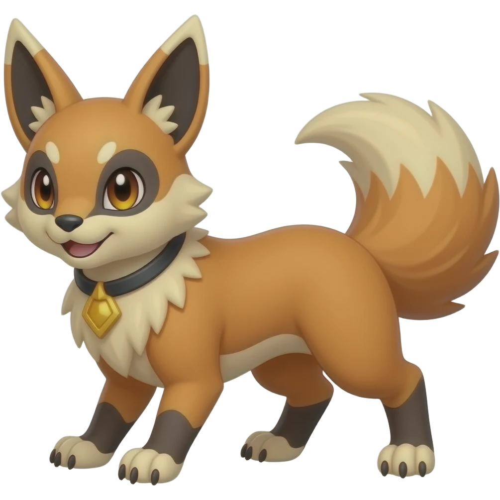 Pyroar-Furret-Shinx-Luxio-Luxray-Fakémon-animal-hybrid emoji