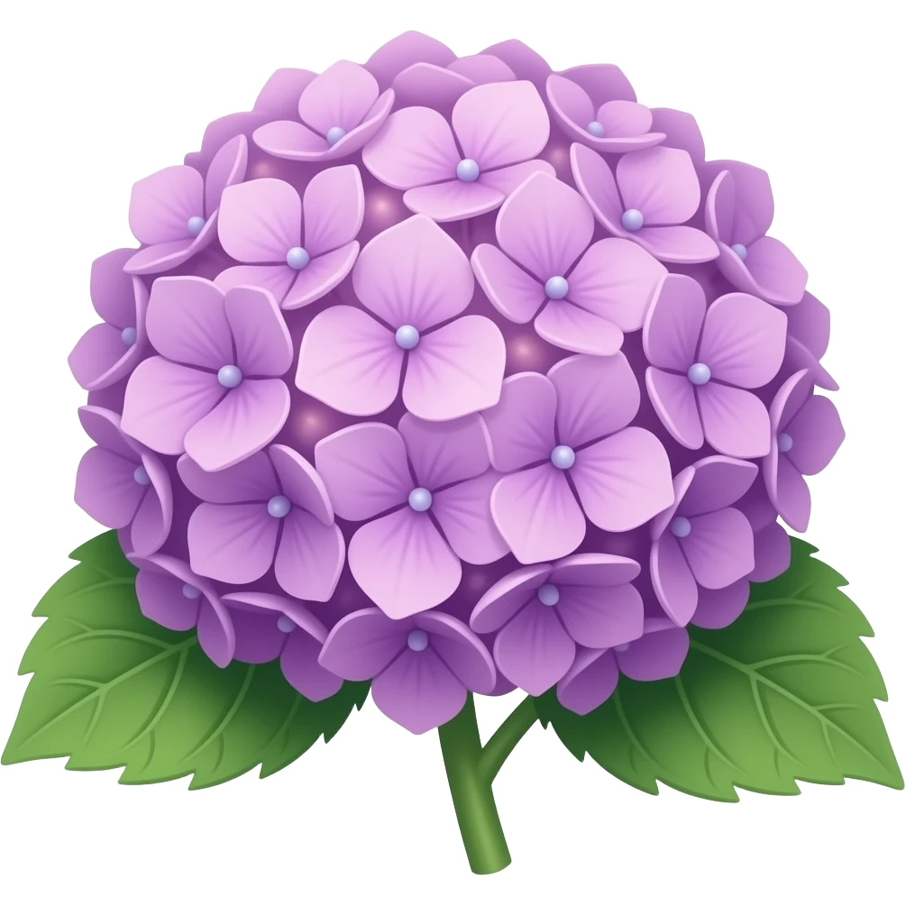 Hydrangea emoji