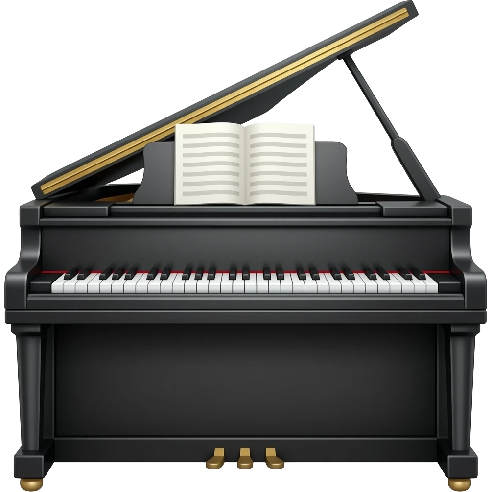 report, (or inquiry journal) catering to keyboard(electric piano) emoji