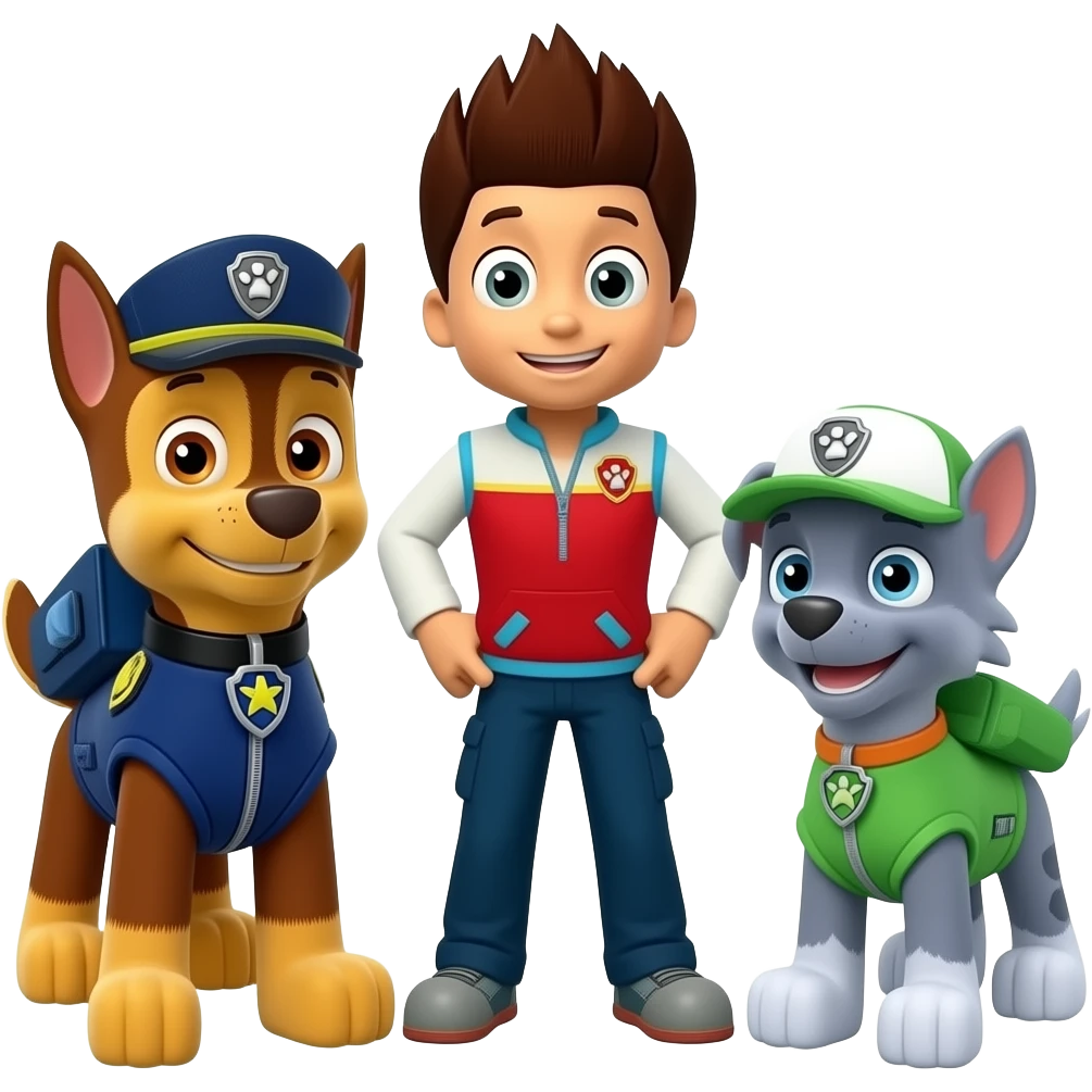 Paw Patrol and zuma emoji