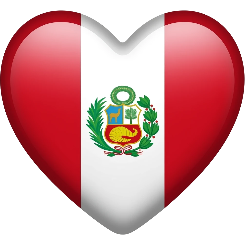 CORAZÓN PERUANO emoji