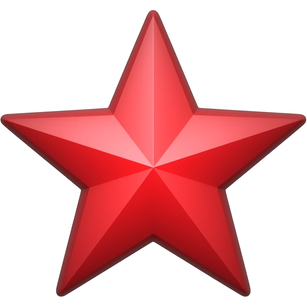 Red Star emoji