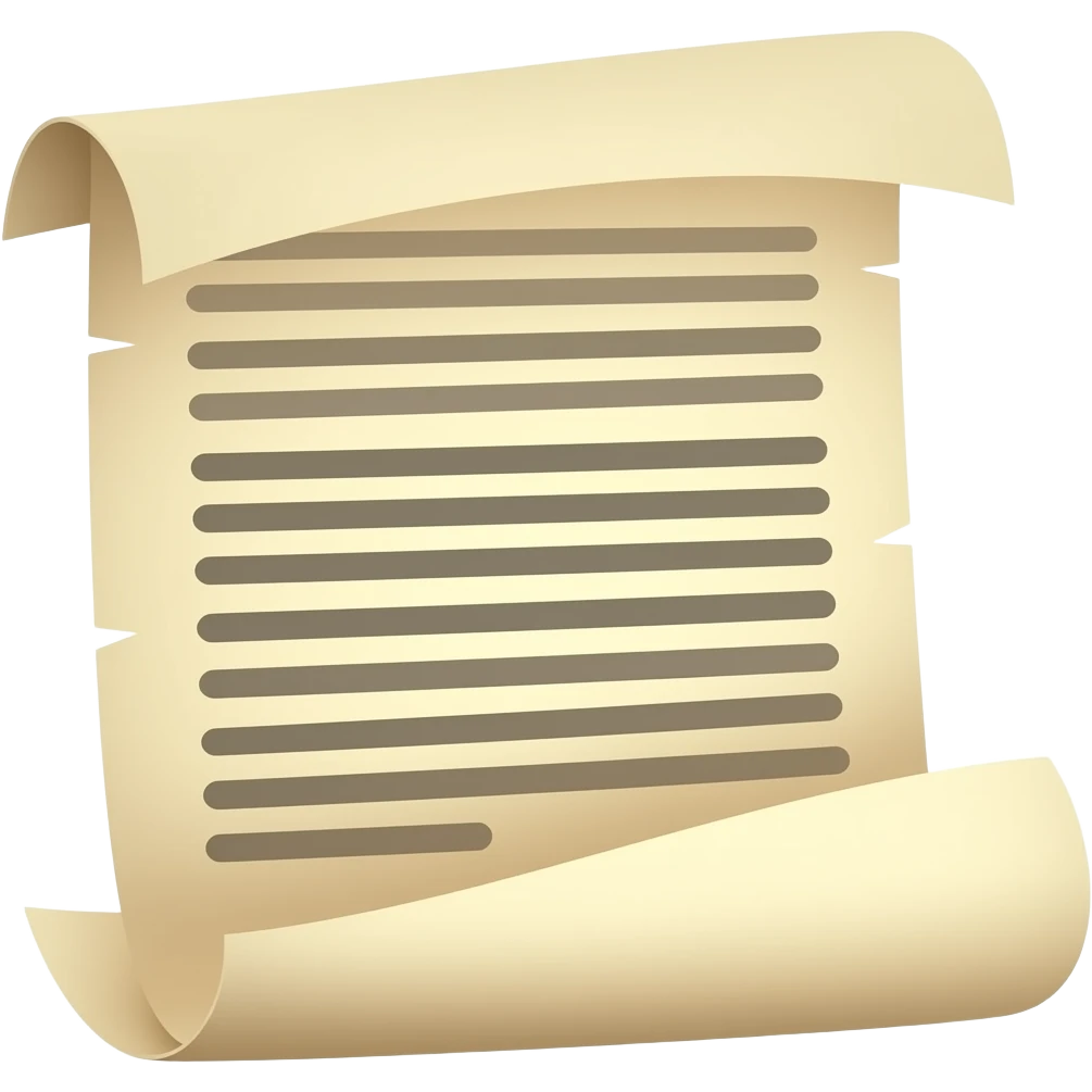A script document emoji