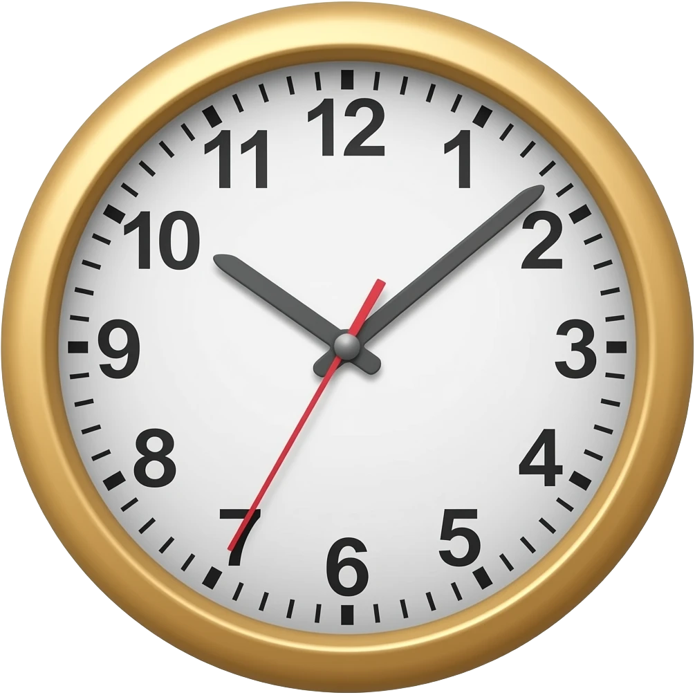 reloj} emoji
