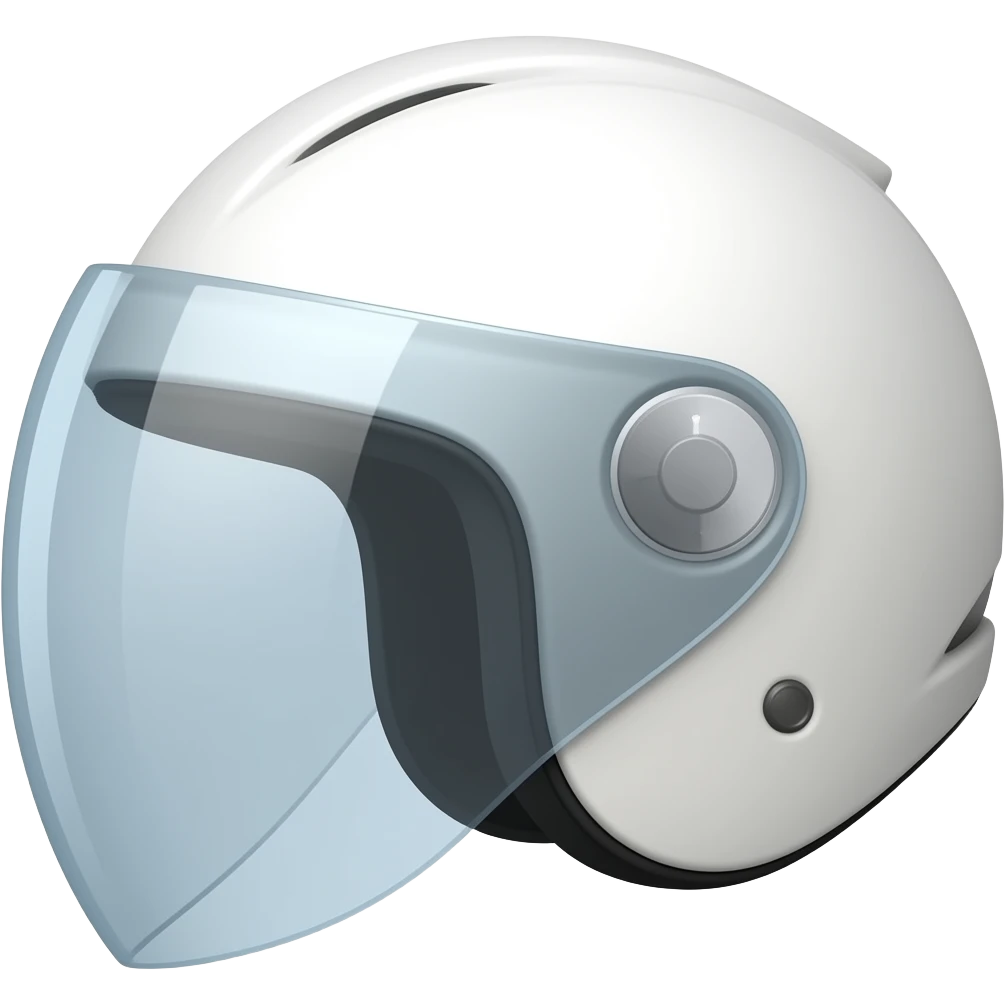 casco blanco emoji