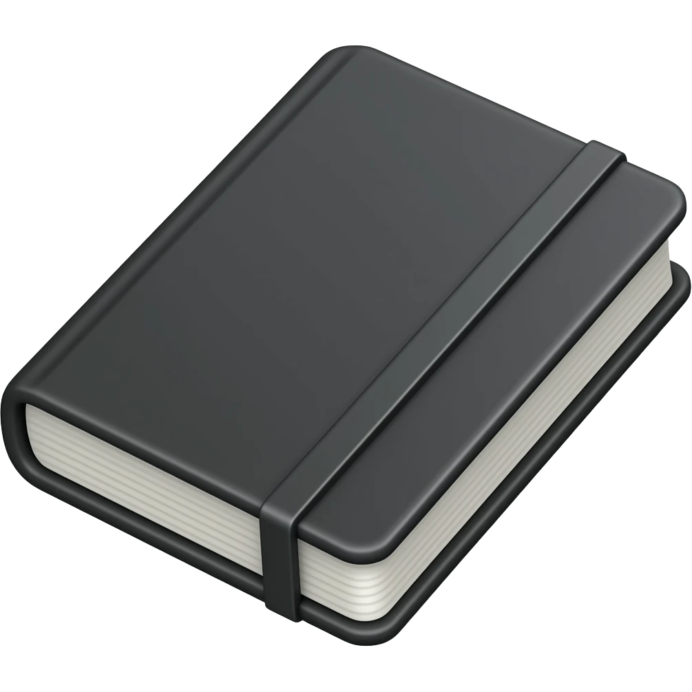 notebook blackBlack emoji