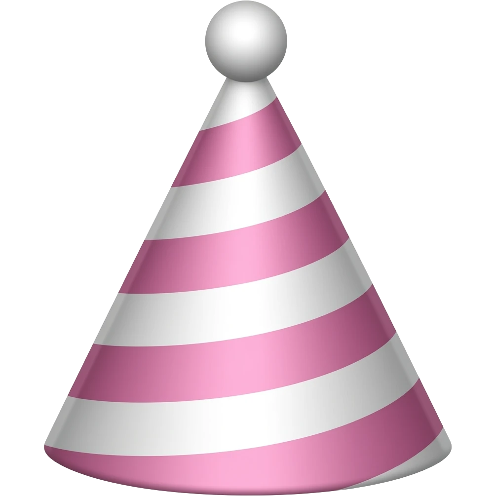 pink party hat emoji