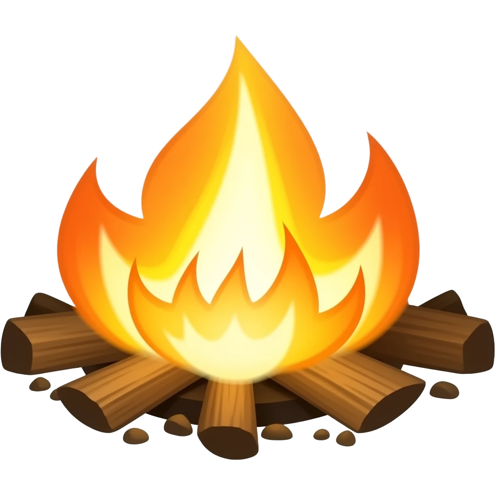 paper on fire emoji