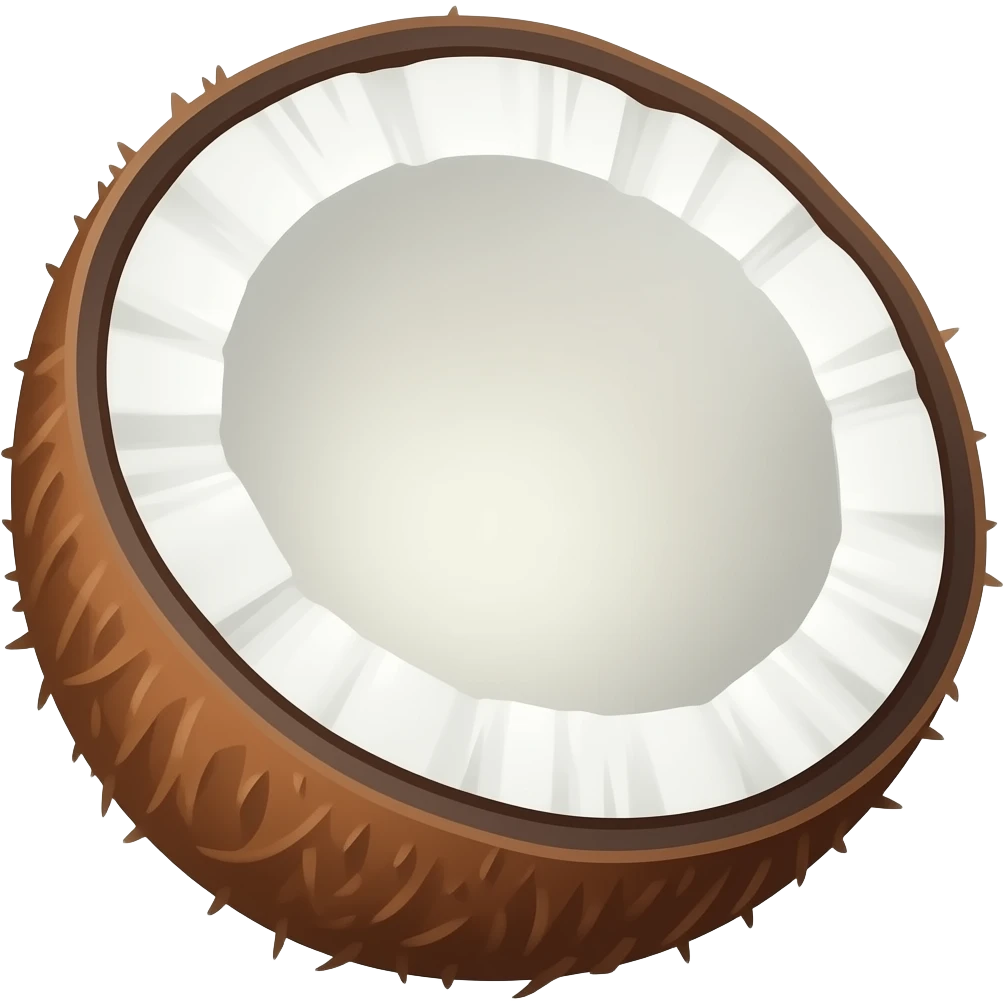 Coconut emoji