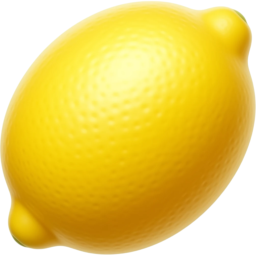 yellow lemon emoji