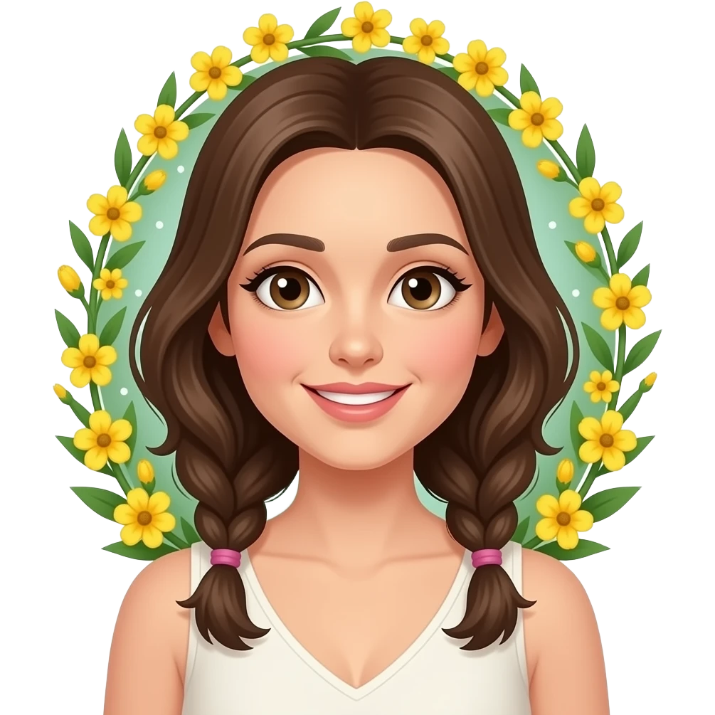 lady in garden emoji