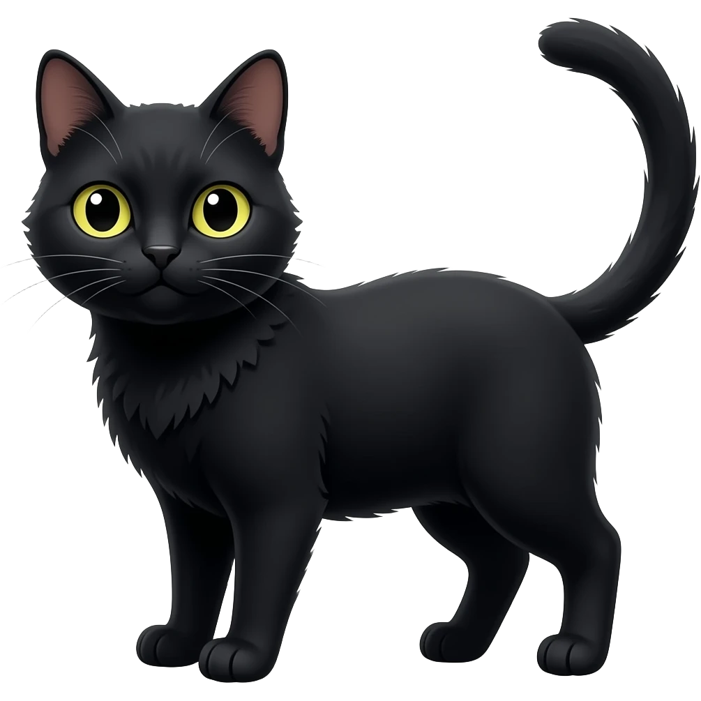 black cat emoji