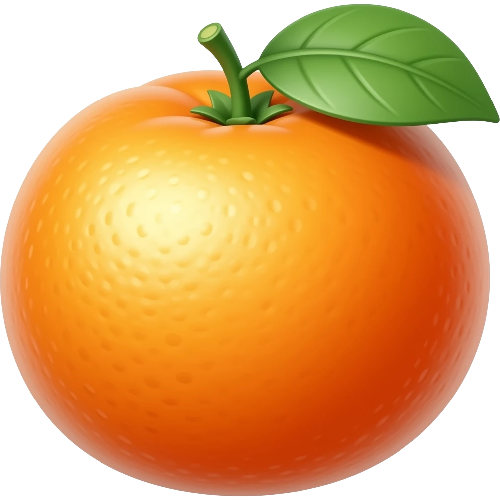 orange smooth emoji