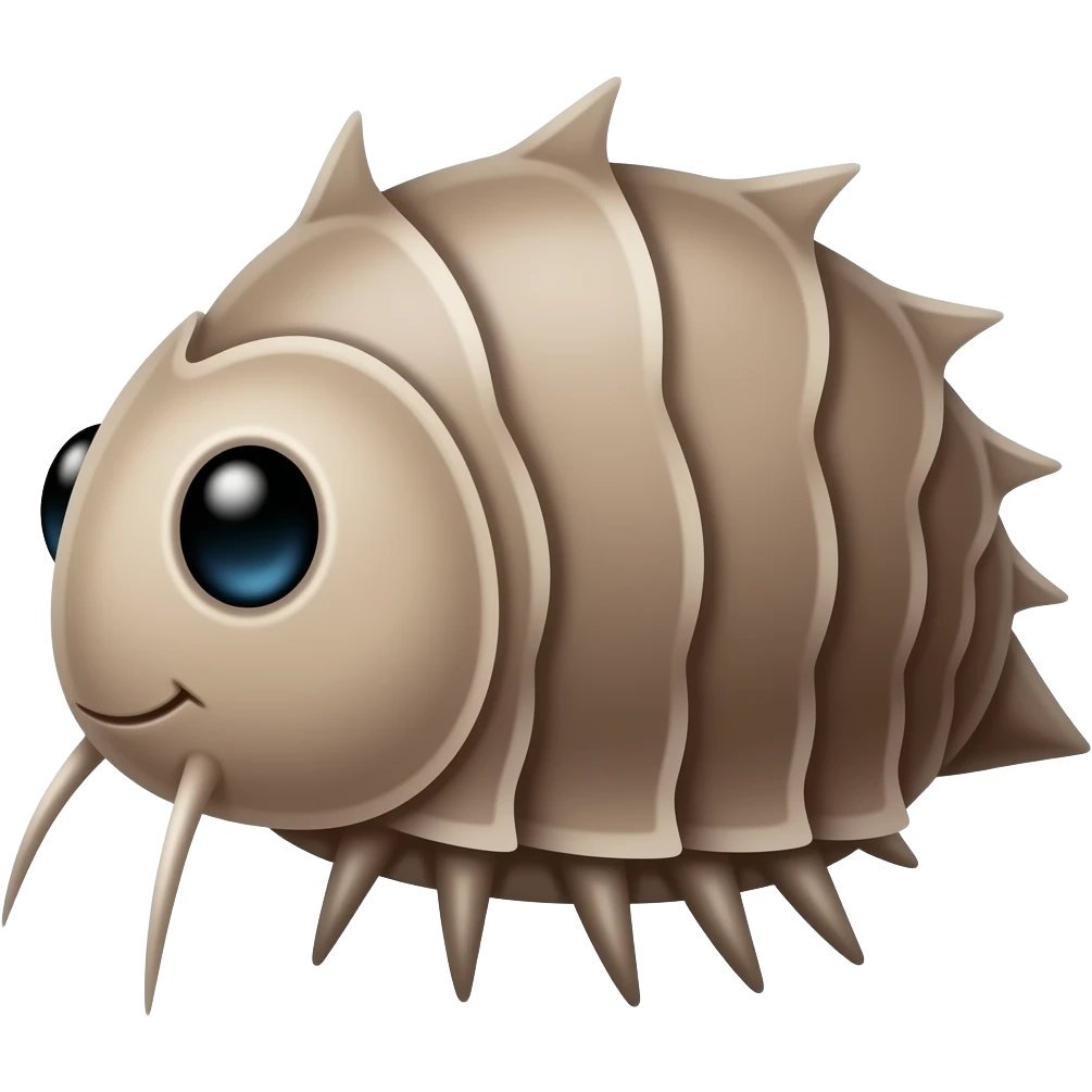 Mały isopod słodki emoji