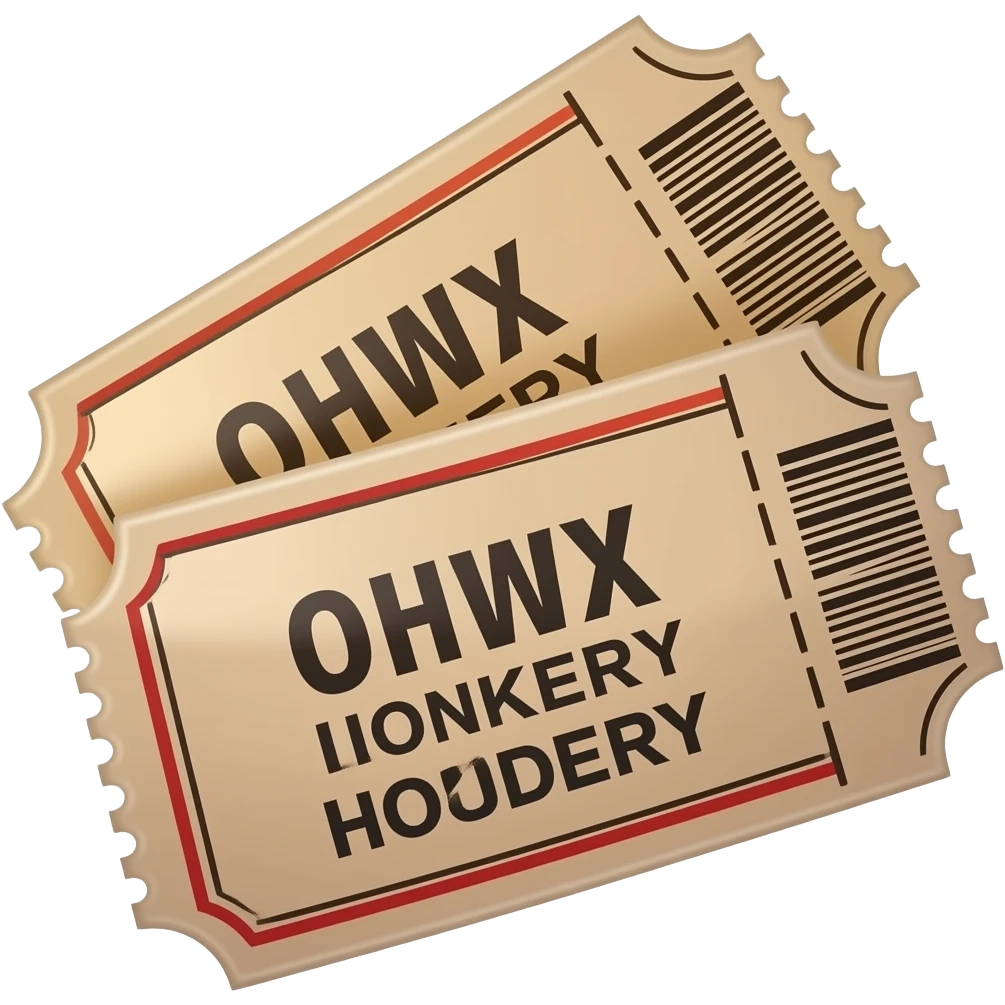 2 tickets emoji