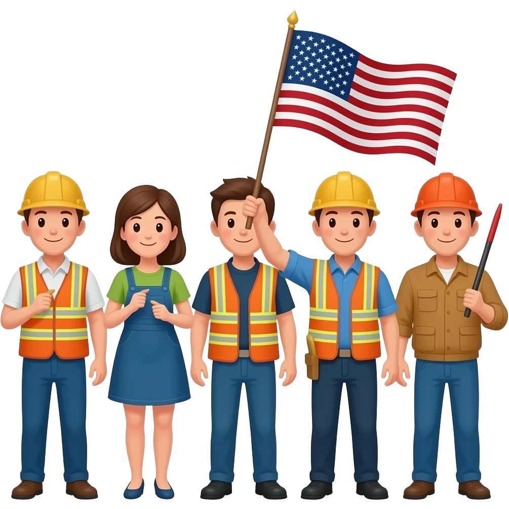 labour day emoji