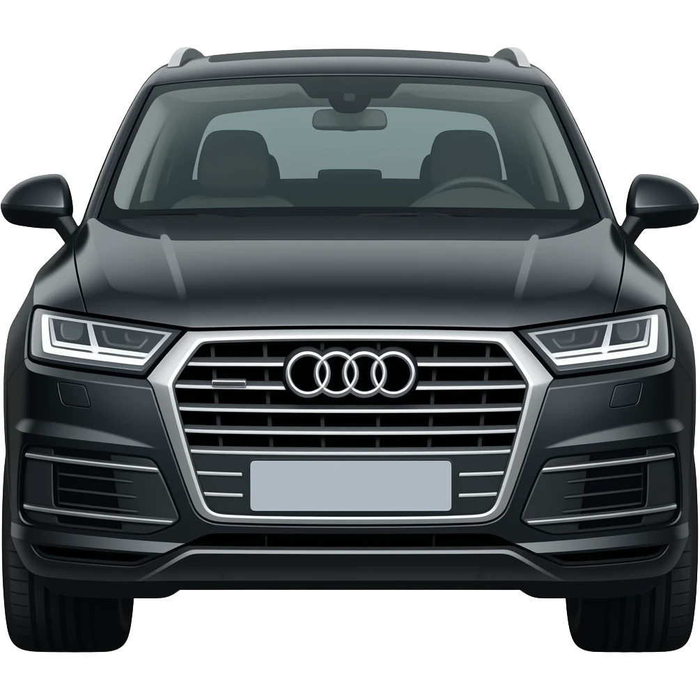 Audi Q7 negro emoji