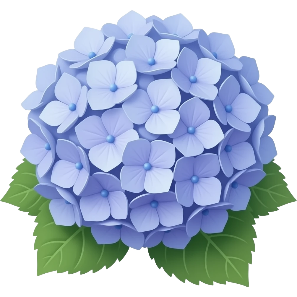 hydrangea emoji