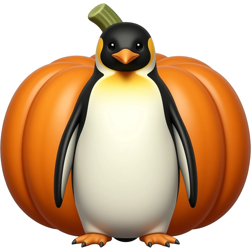 penquin pumpkin emoji