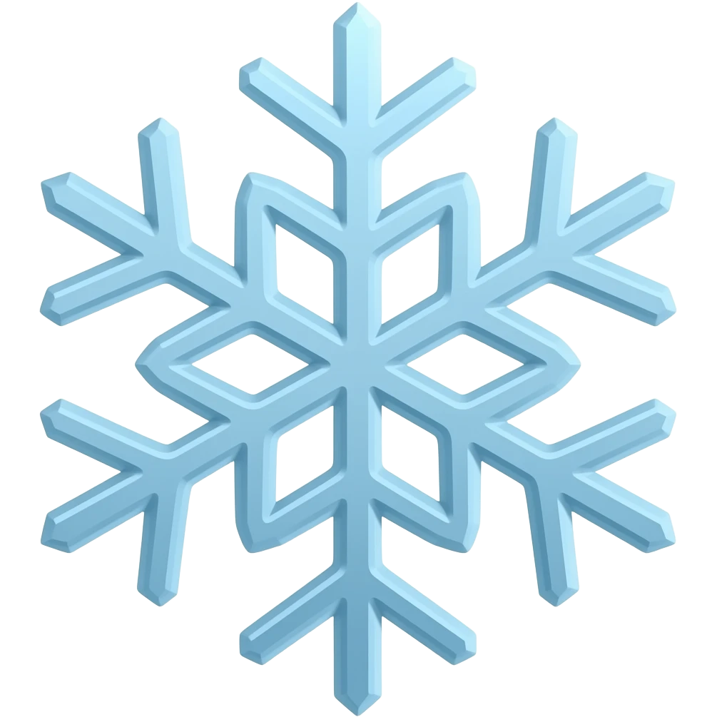Snow emoji
