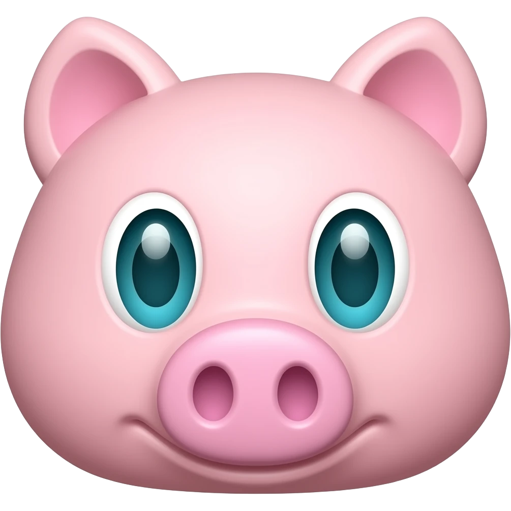 inflatable pig ring float emoji