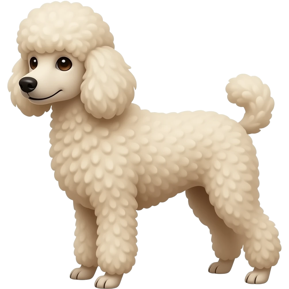 Poodle emoji