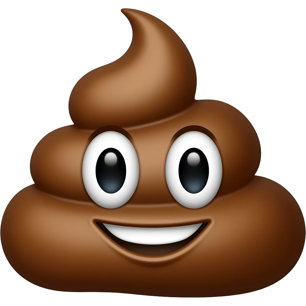 constipation poop emoji