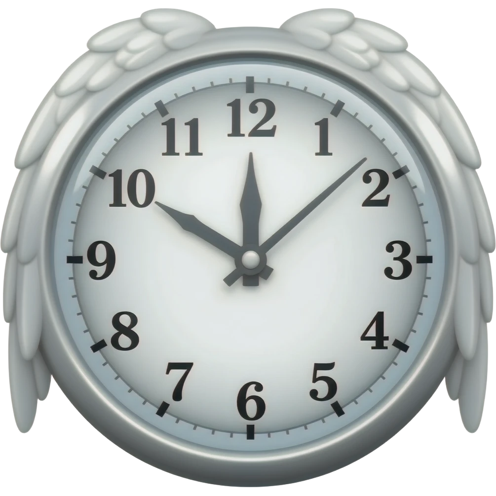 Time flies emoji