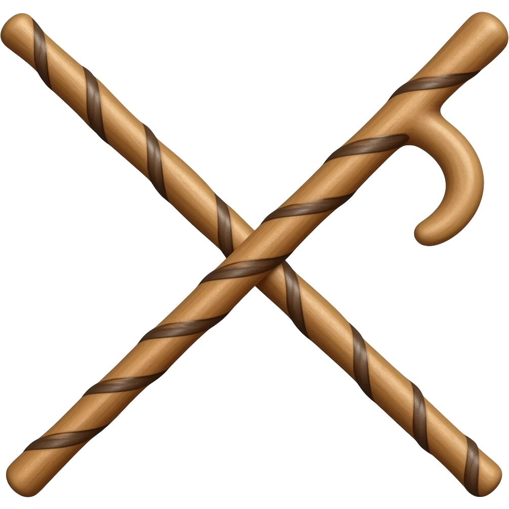 walking stick emoji