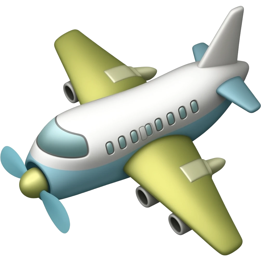1 Colorful Airplanes emoji