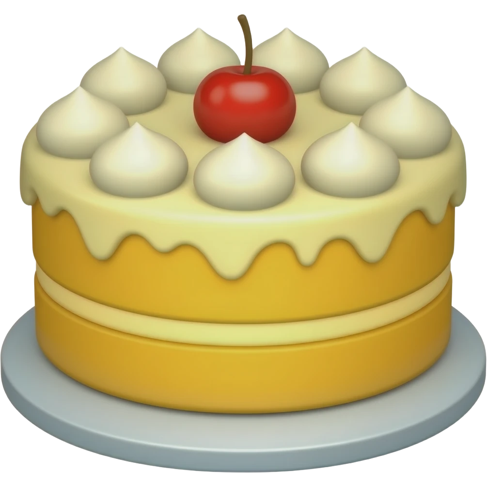 yellow cake emoji