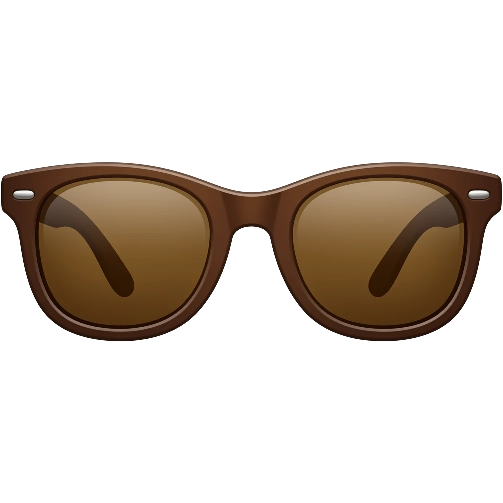 brown sunglasses emoji