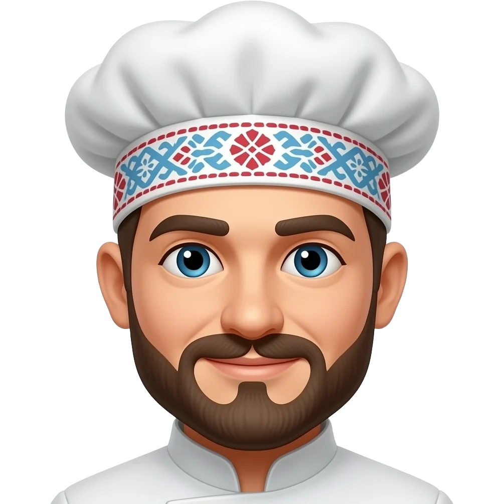 повар с головным поворским убор emoji