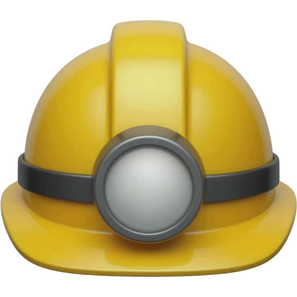 Miner hat emoji