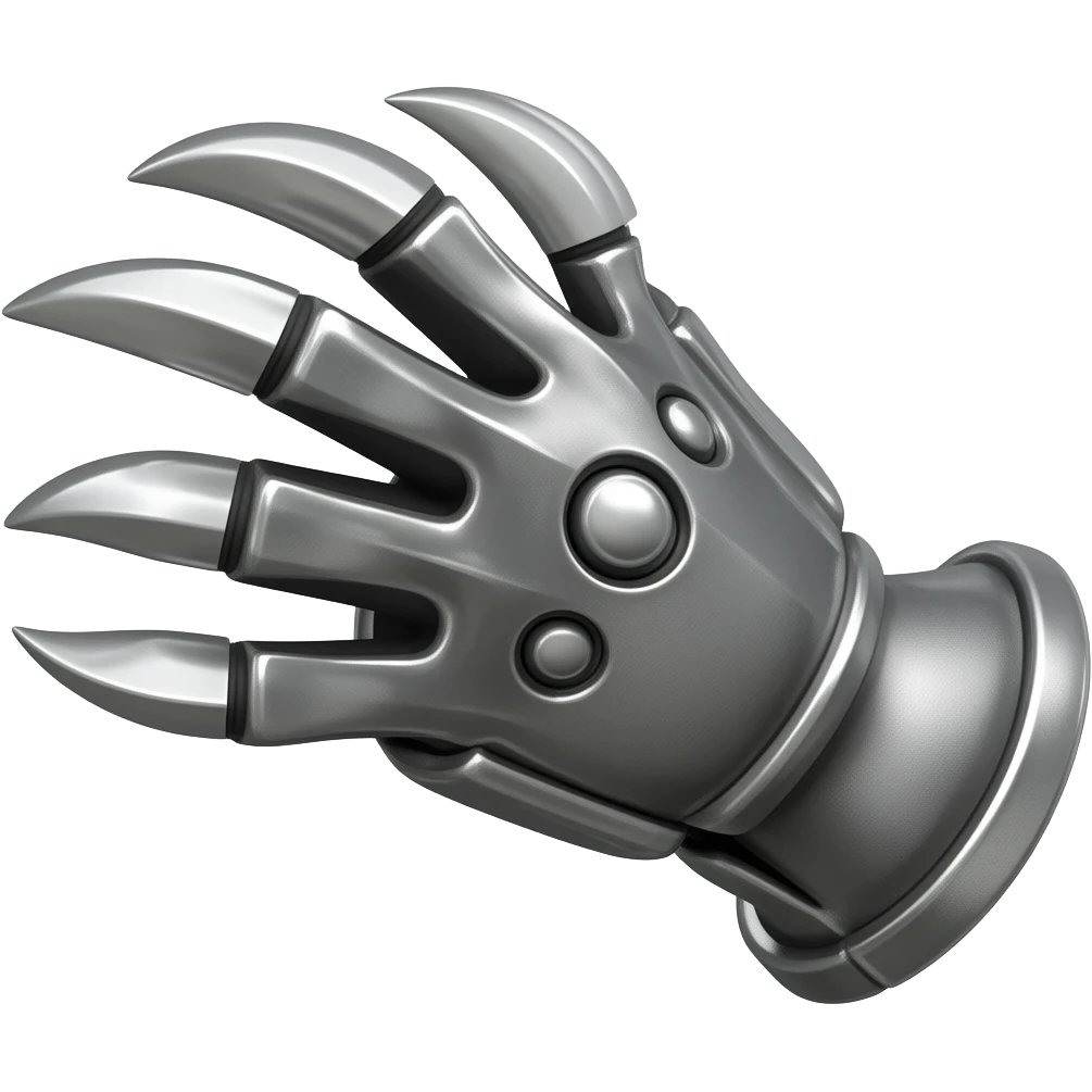 iron gauntlet with claws emoji