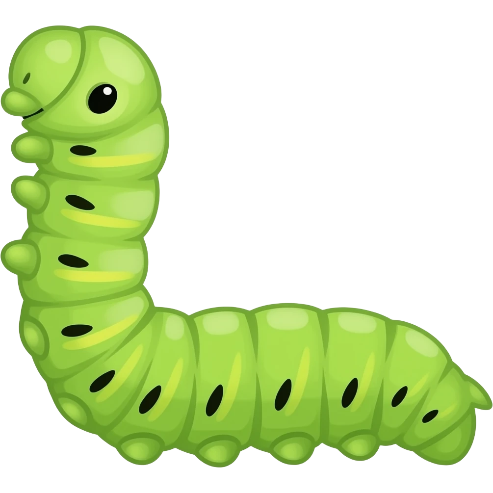 cabbage worms emoji