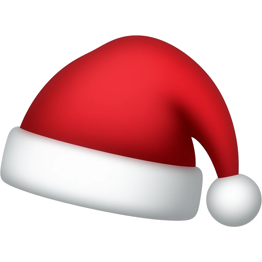 Gorro navideño emoji