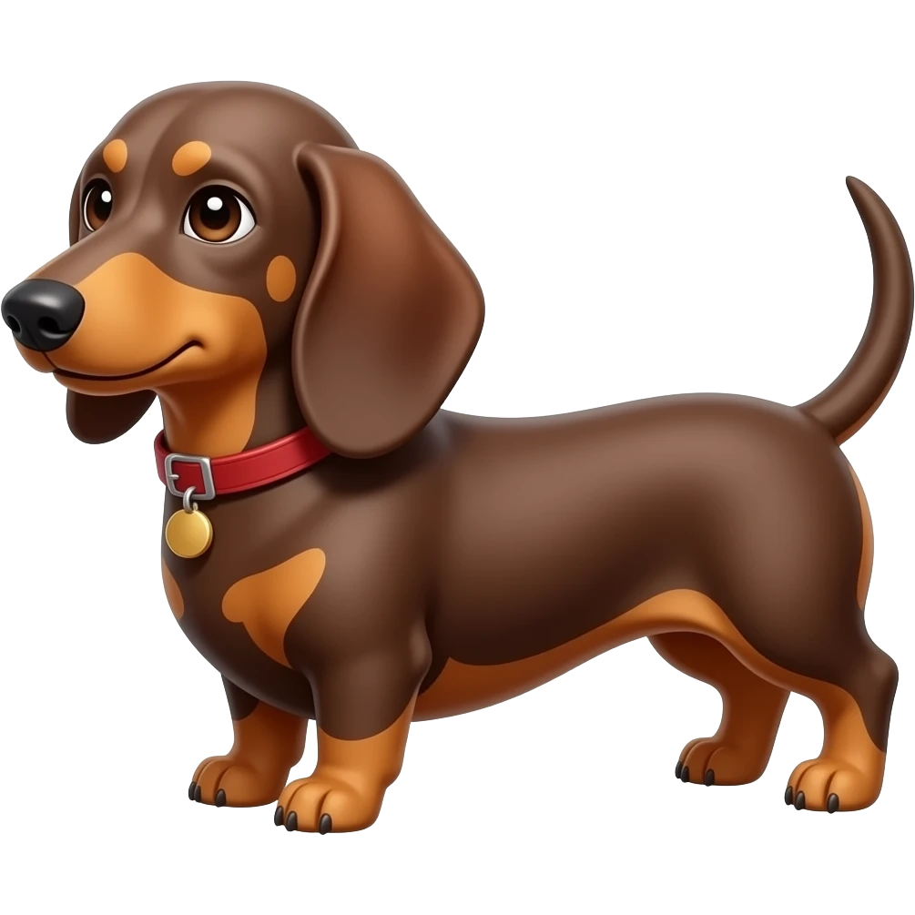 Perro salchicha emoji