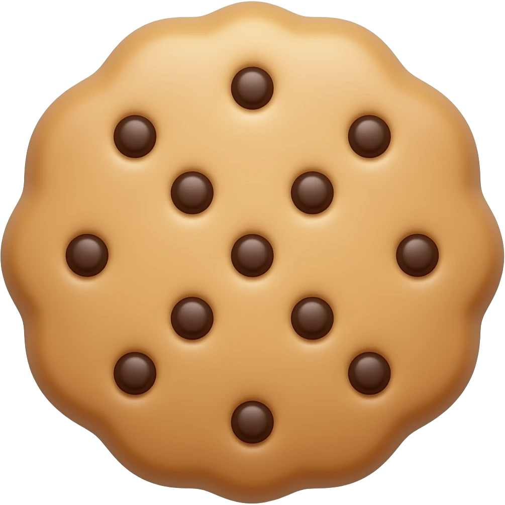 Cookie button emoji