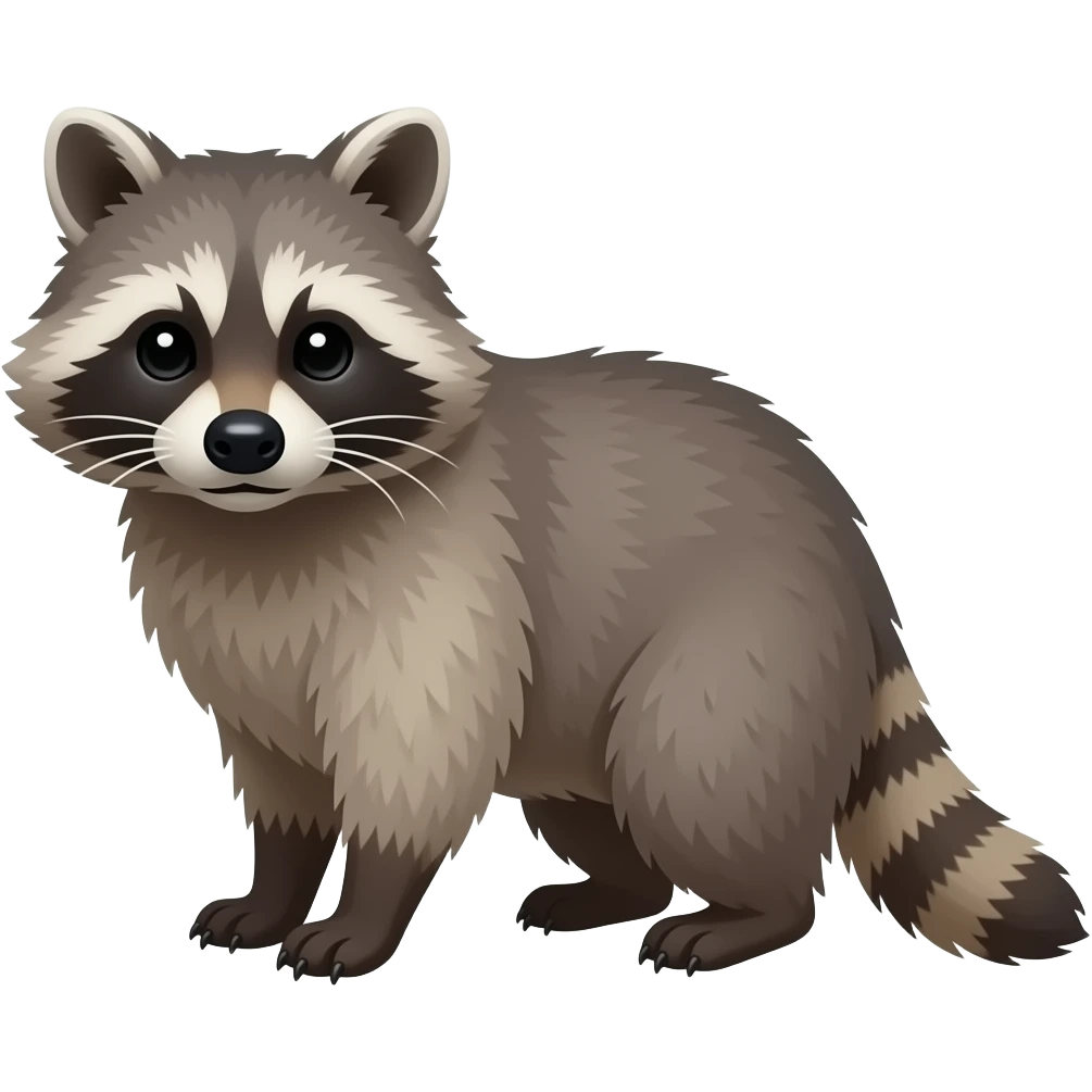 Common raccoon emoji