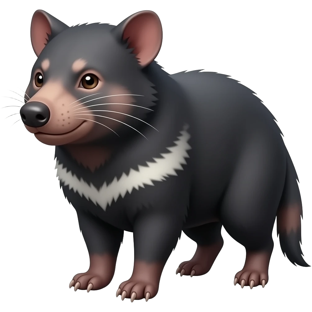 Fait le diable de Tasmanie dans les looney tunes emoji