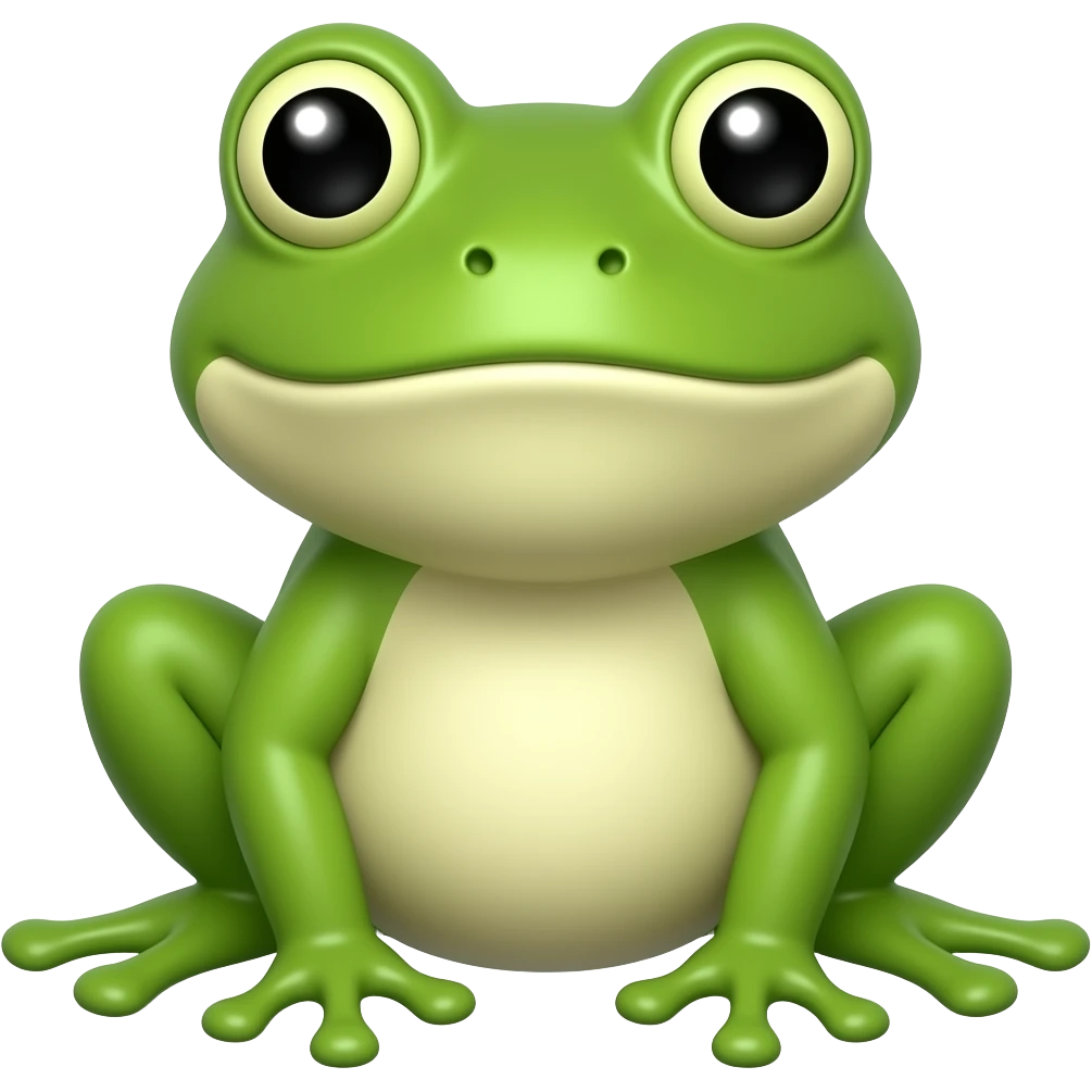 green frog emoji