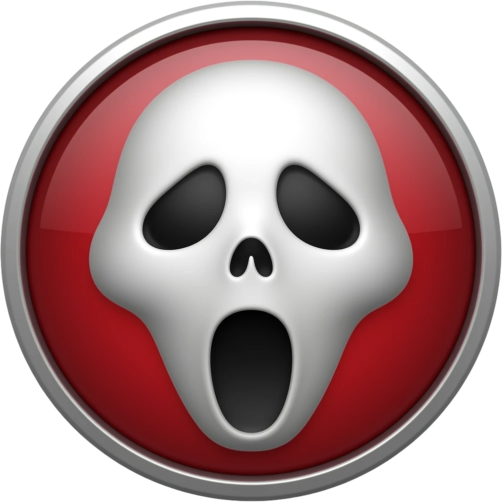 "horror show" 3D logo emoji
