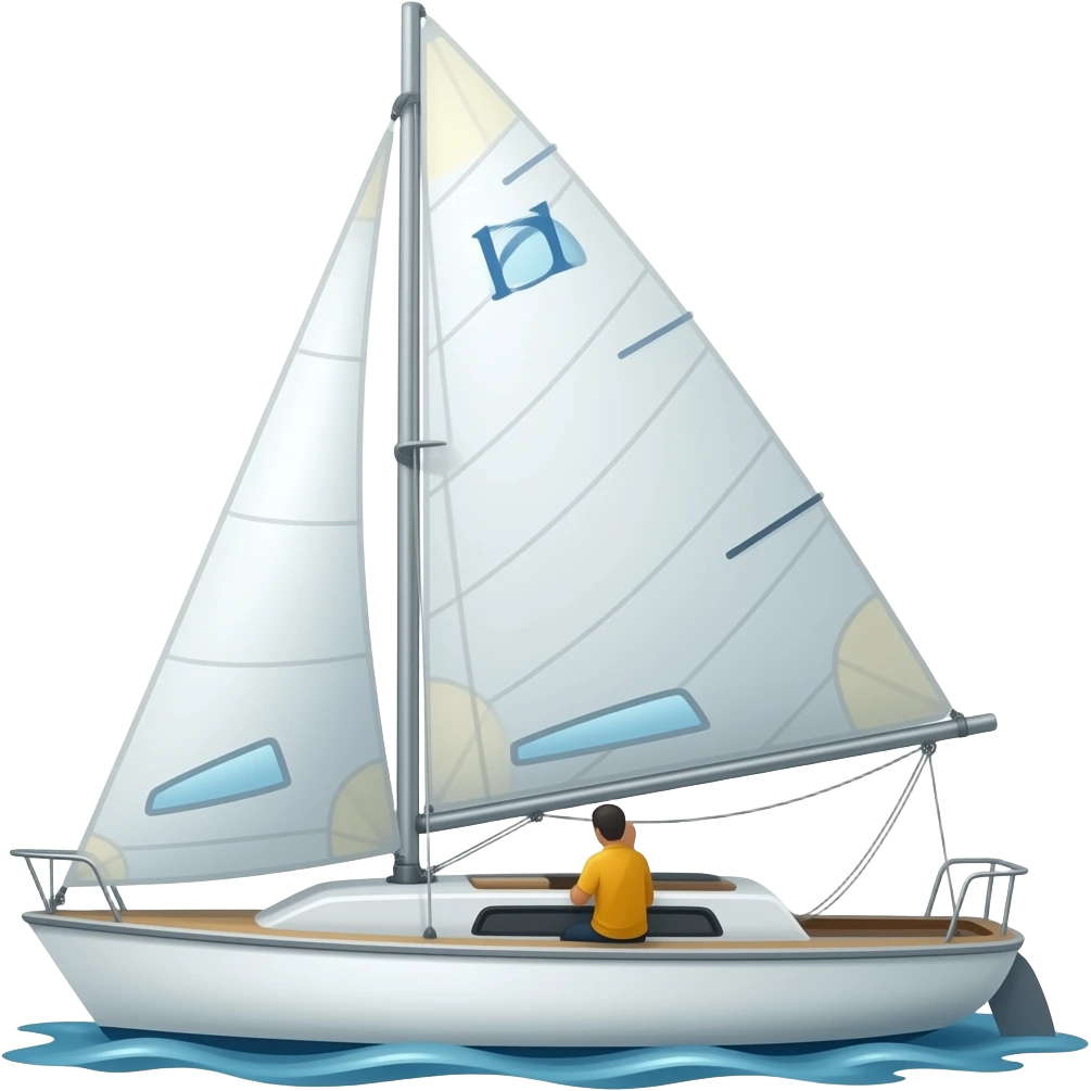 finn sailing dinghy emoji
