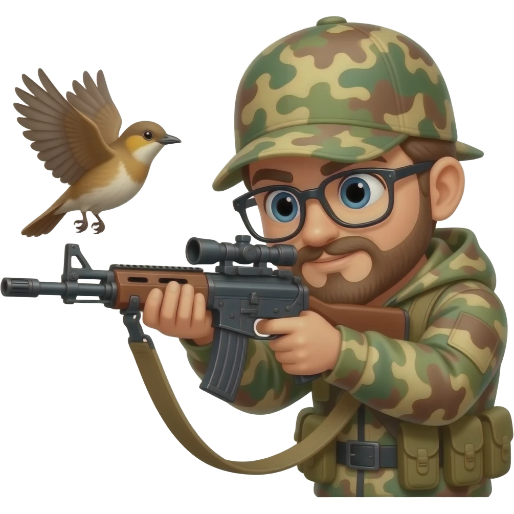 Shooting 🐦 emoji