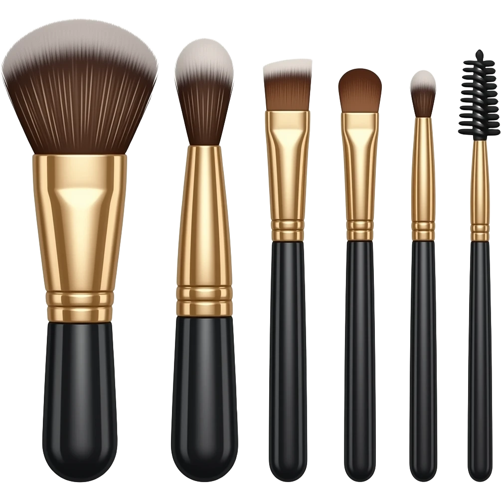 eyeshadow brush set emoji