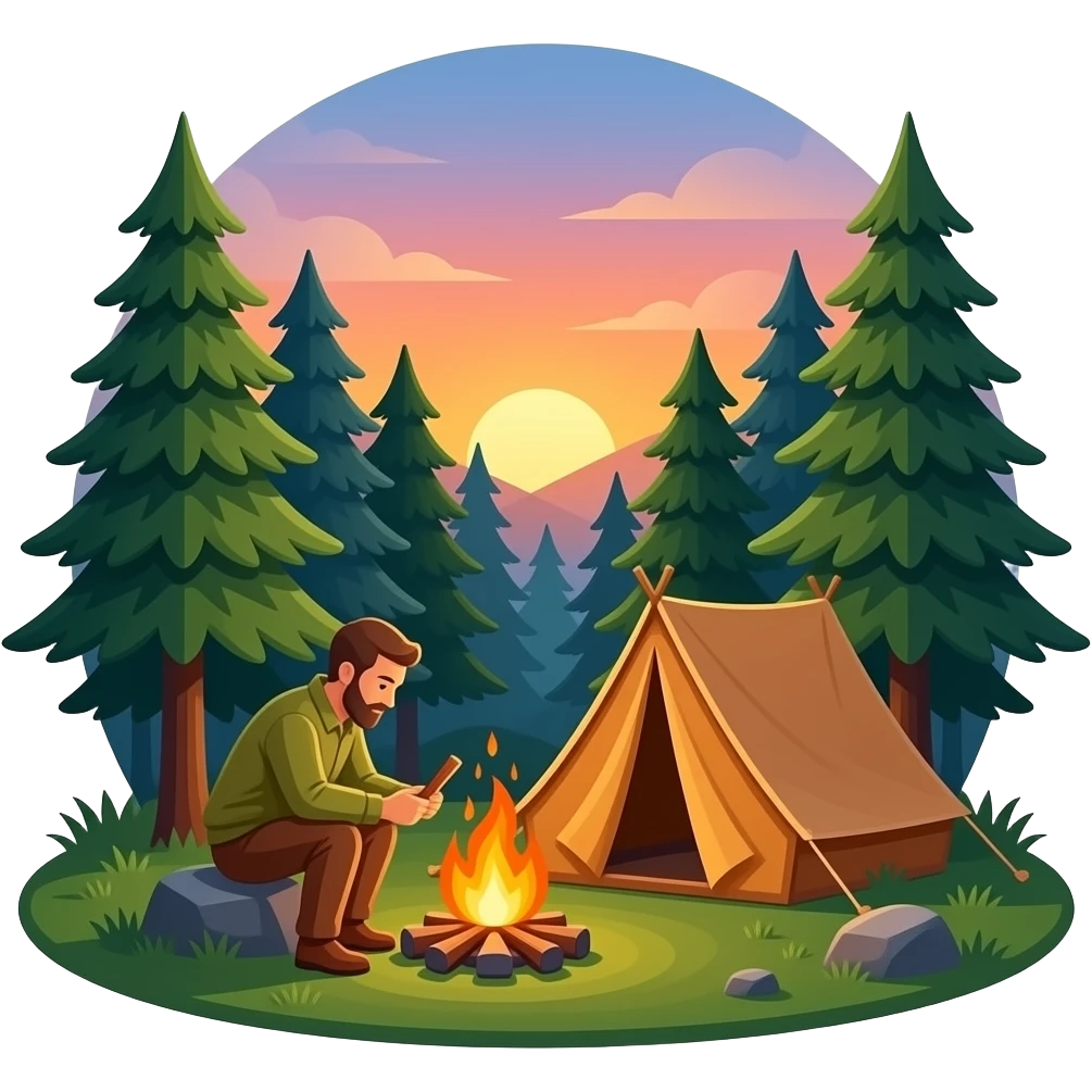 camping emoji