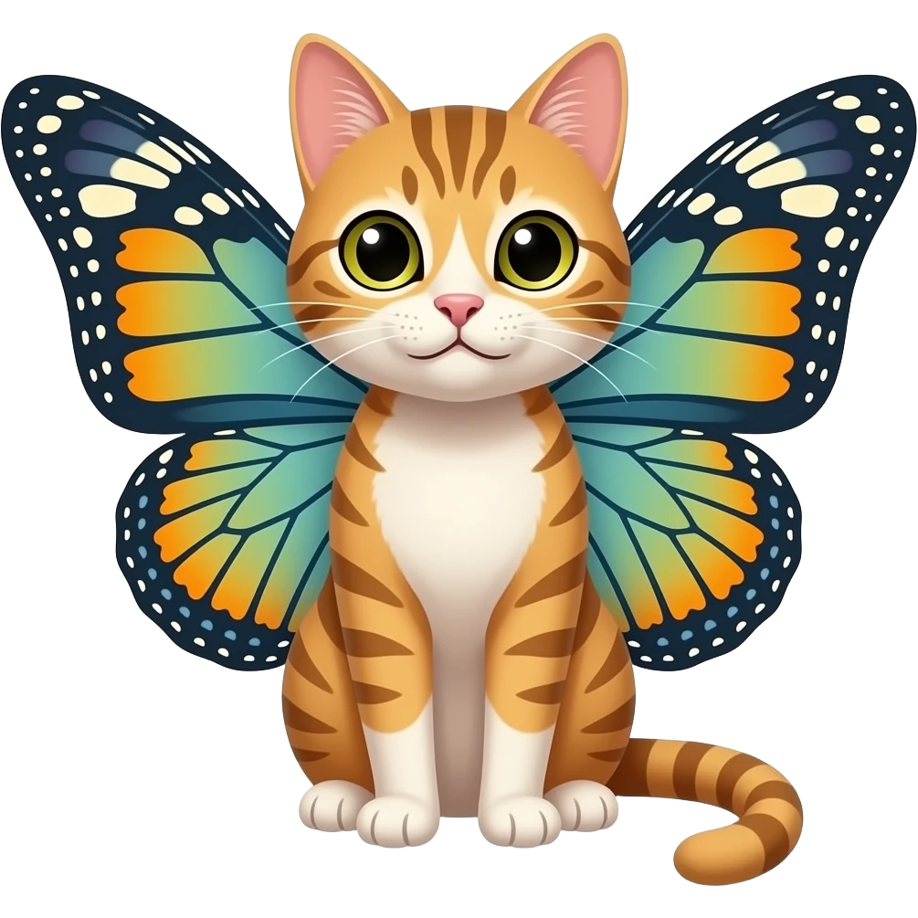 butterfly cat emoji