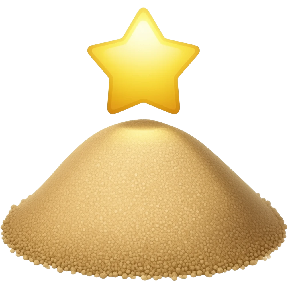 Sand emoji