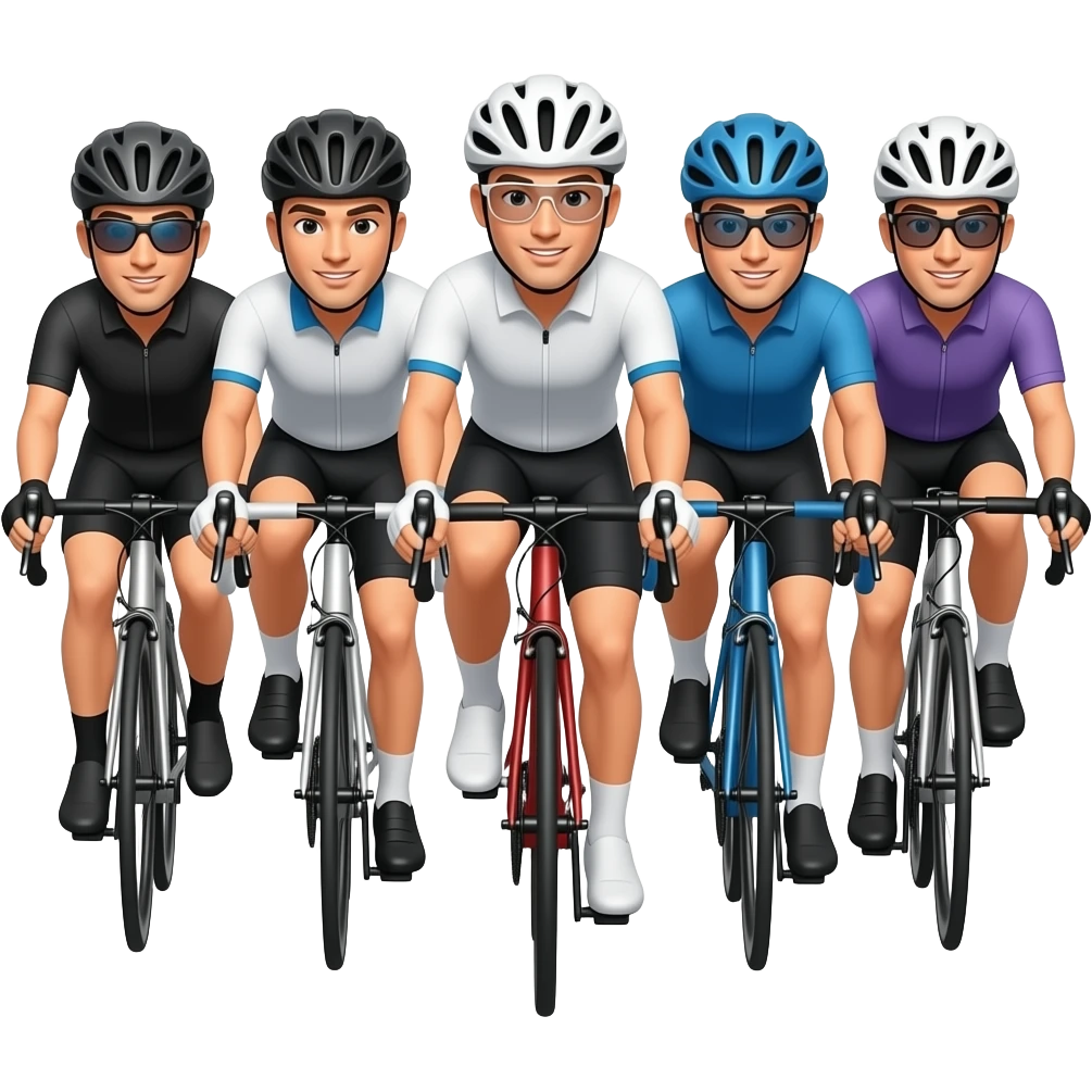 Ciclismo grupeta emoji